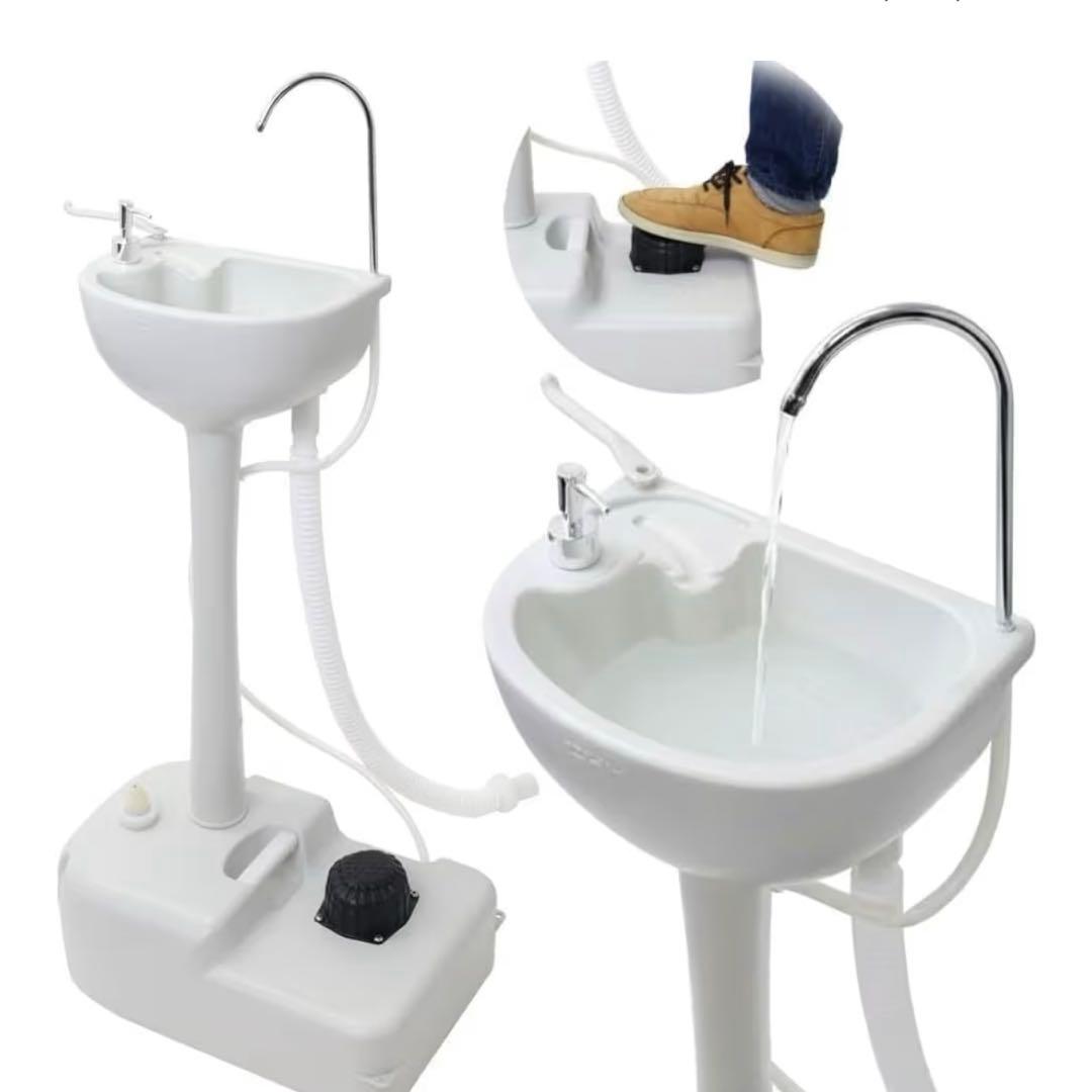 ポータブル洗面台 簡易洗面台　手洗い台　介護 災害時　キャンプ