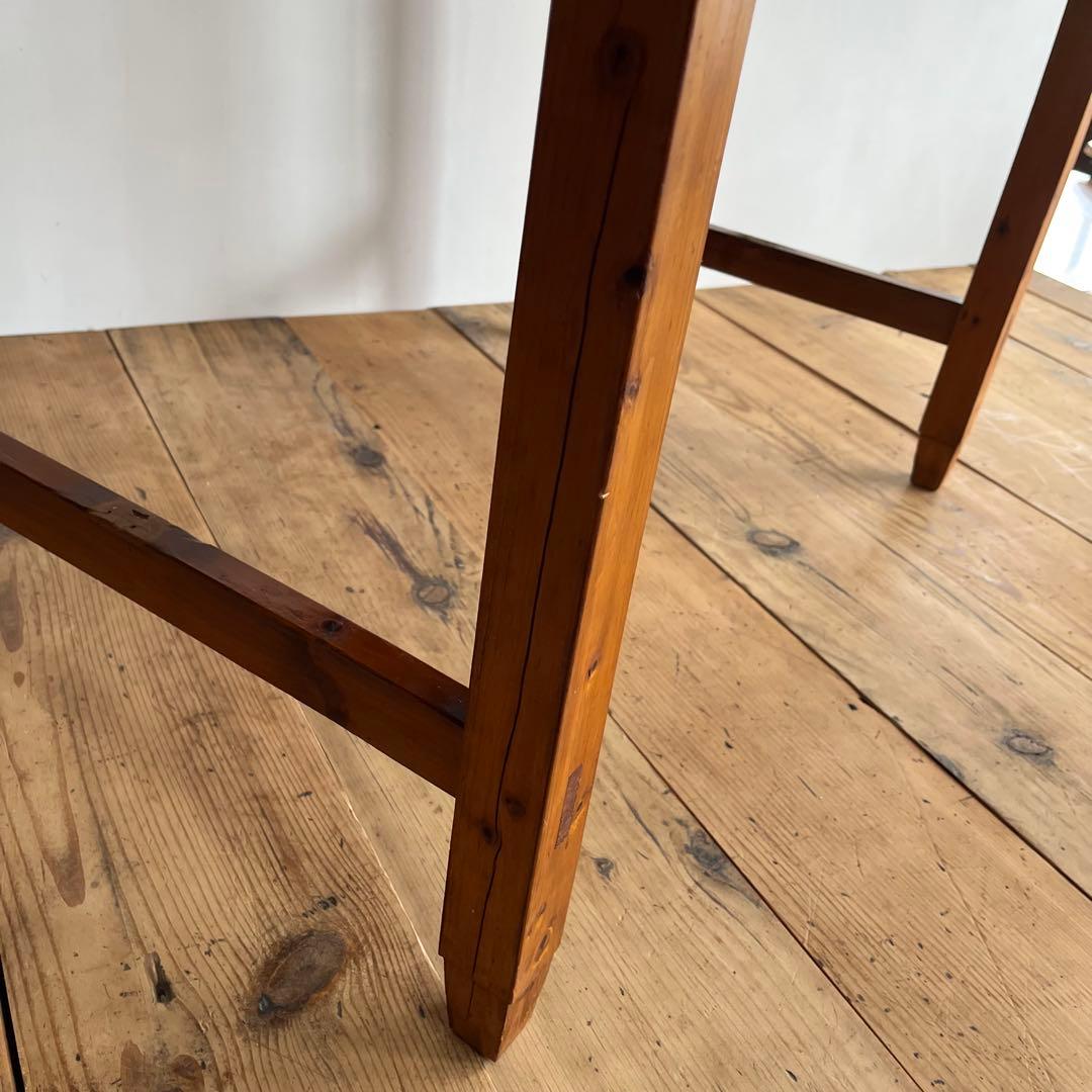 アンティーク テーブル 平机 デスク 学習机 昭和レトロ