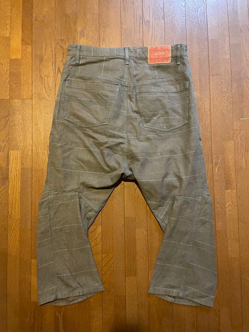 Nemeth 立体裁断パンツ チェックショーツ