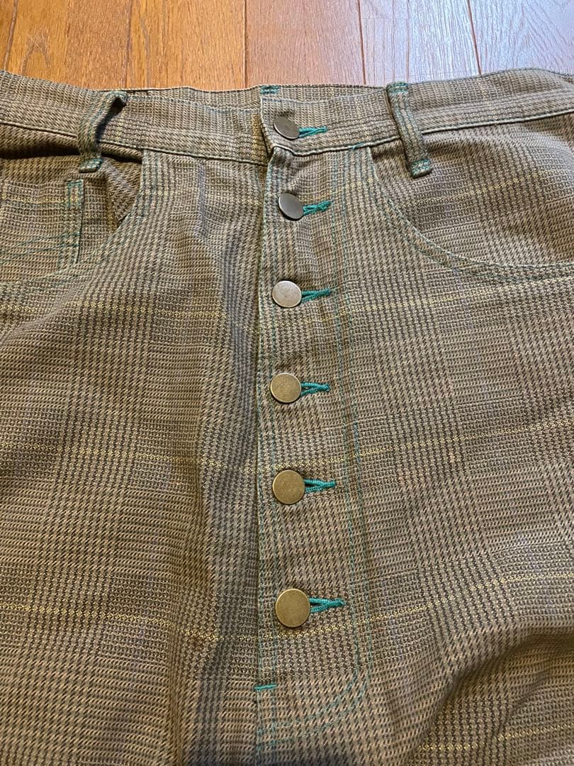 Nemeth 立体裁断パンツ チェックショーツ