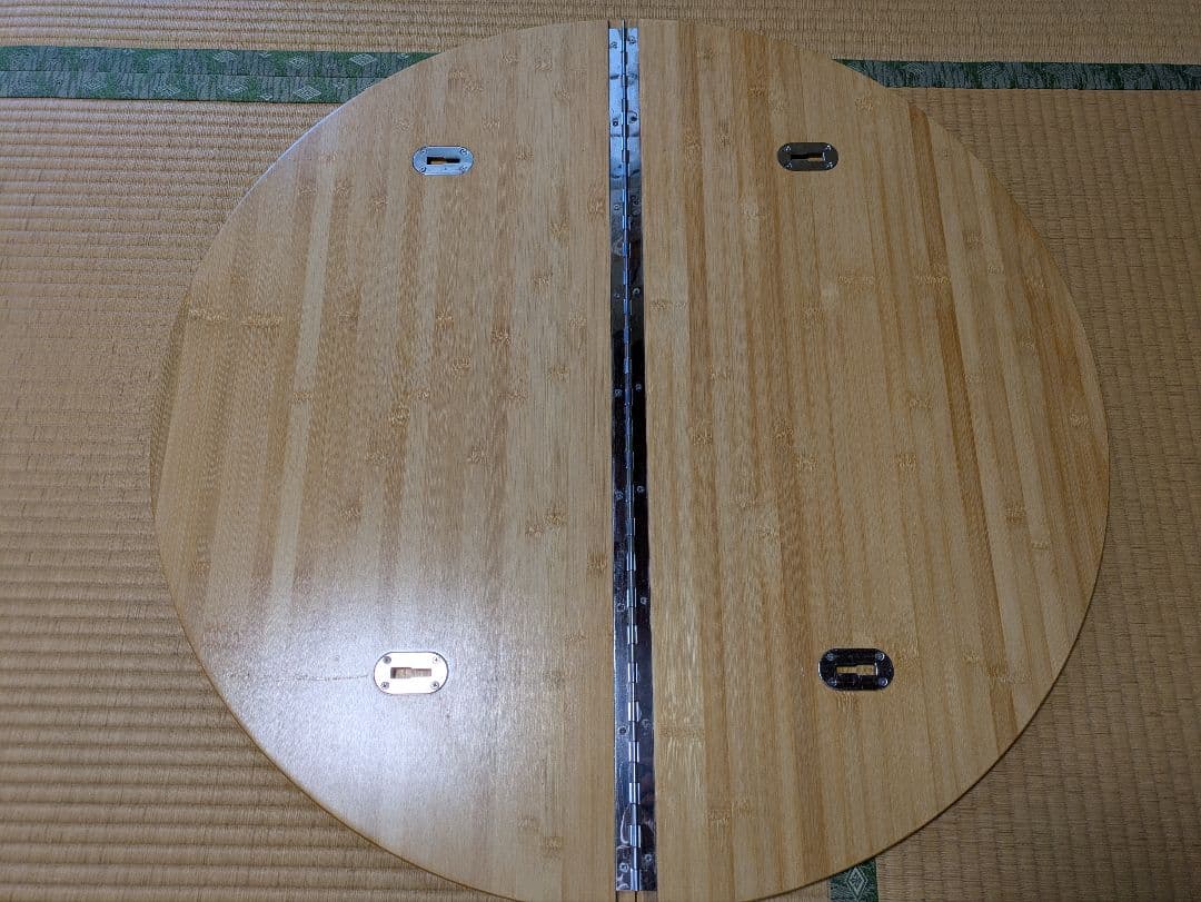 スノーピーク　ローテーブルラウンド 竹　LV-242 廃盤希少品 高さ調整可能