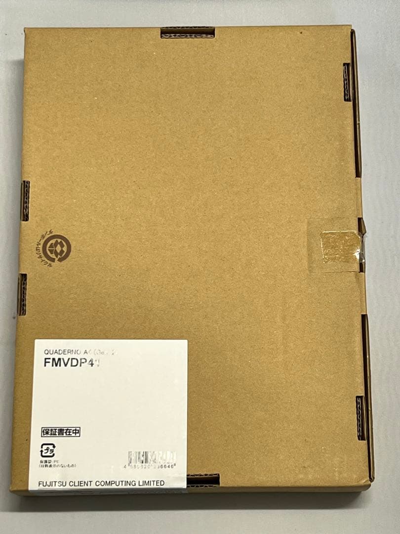富士通 クアデルノ QUADERNO A4 (Gen.2) FMVDP41