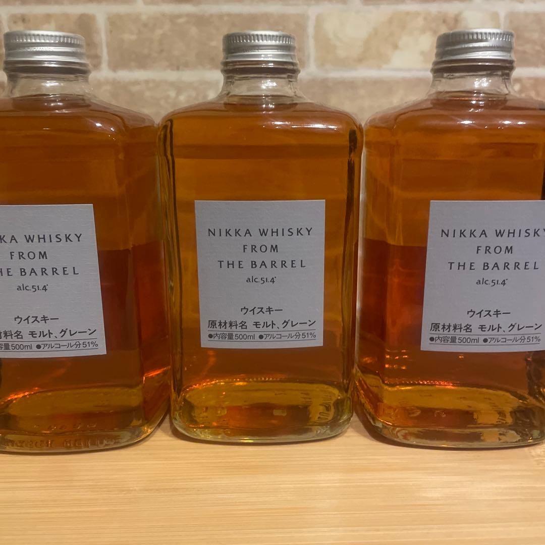 明日まで限定お値下げ♪ニッカウイスキー　フロムザバレル4本セット