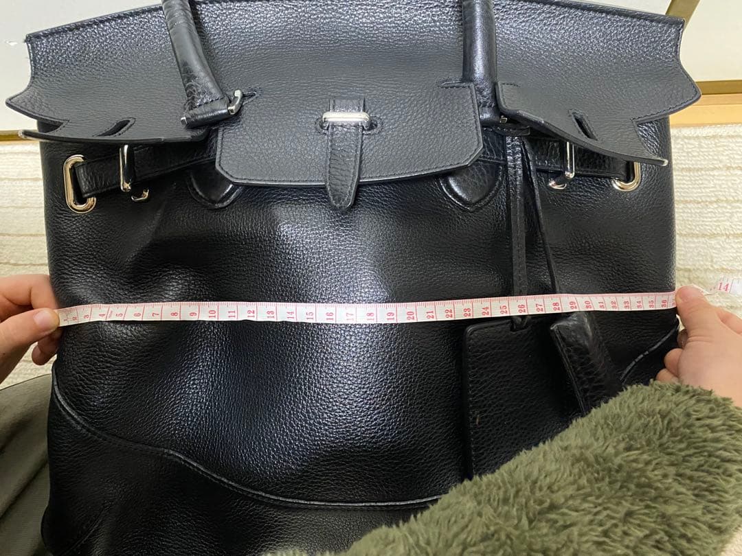 PELLE MORBIDAブラックビジネスバッグ