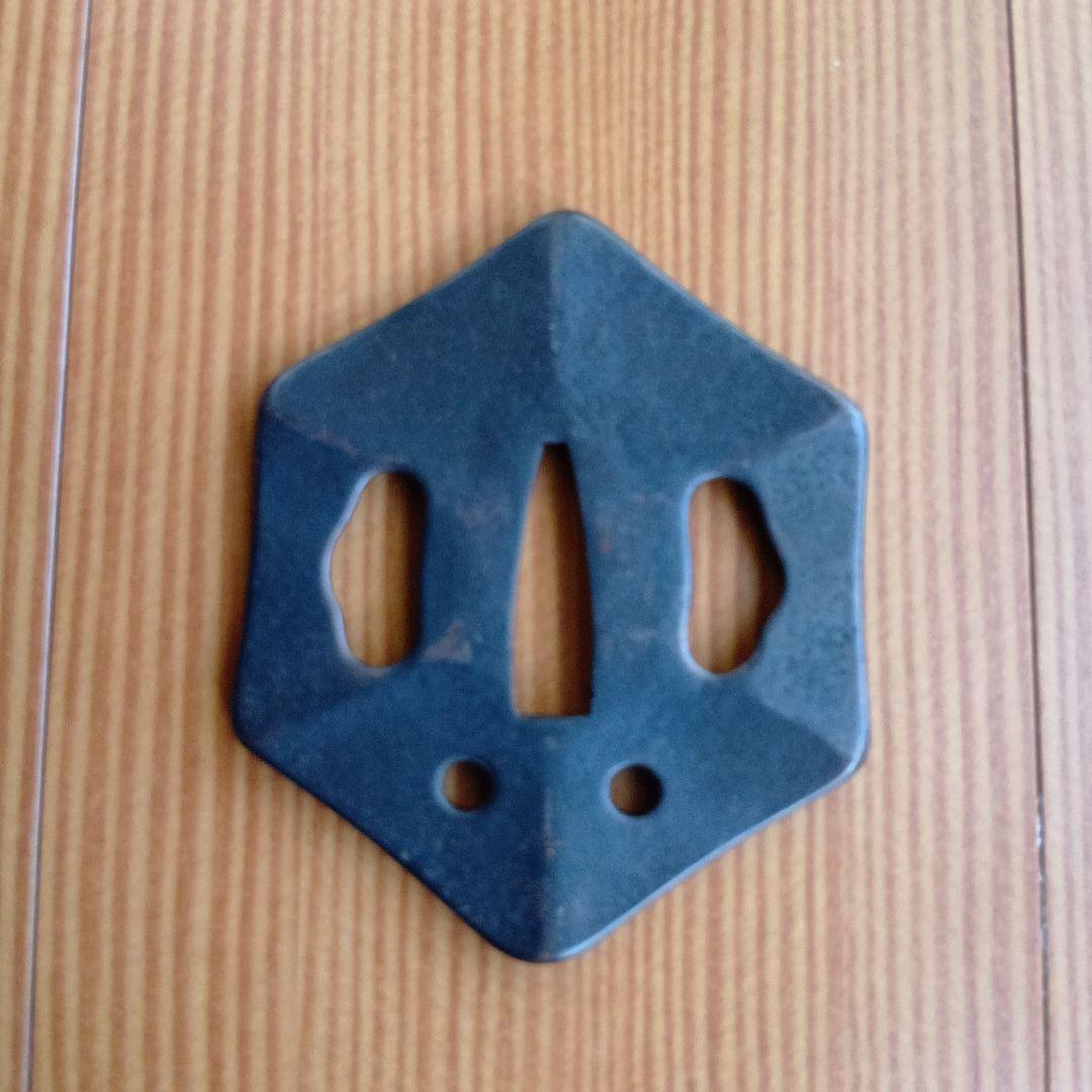 金属製 六角形鍔 2穴