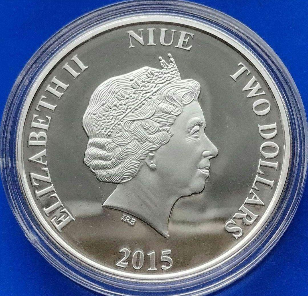 デイジーダック75周年記念銀貨（2015年ニウエ）