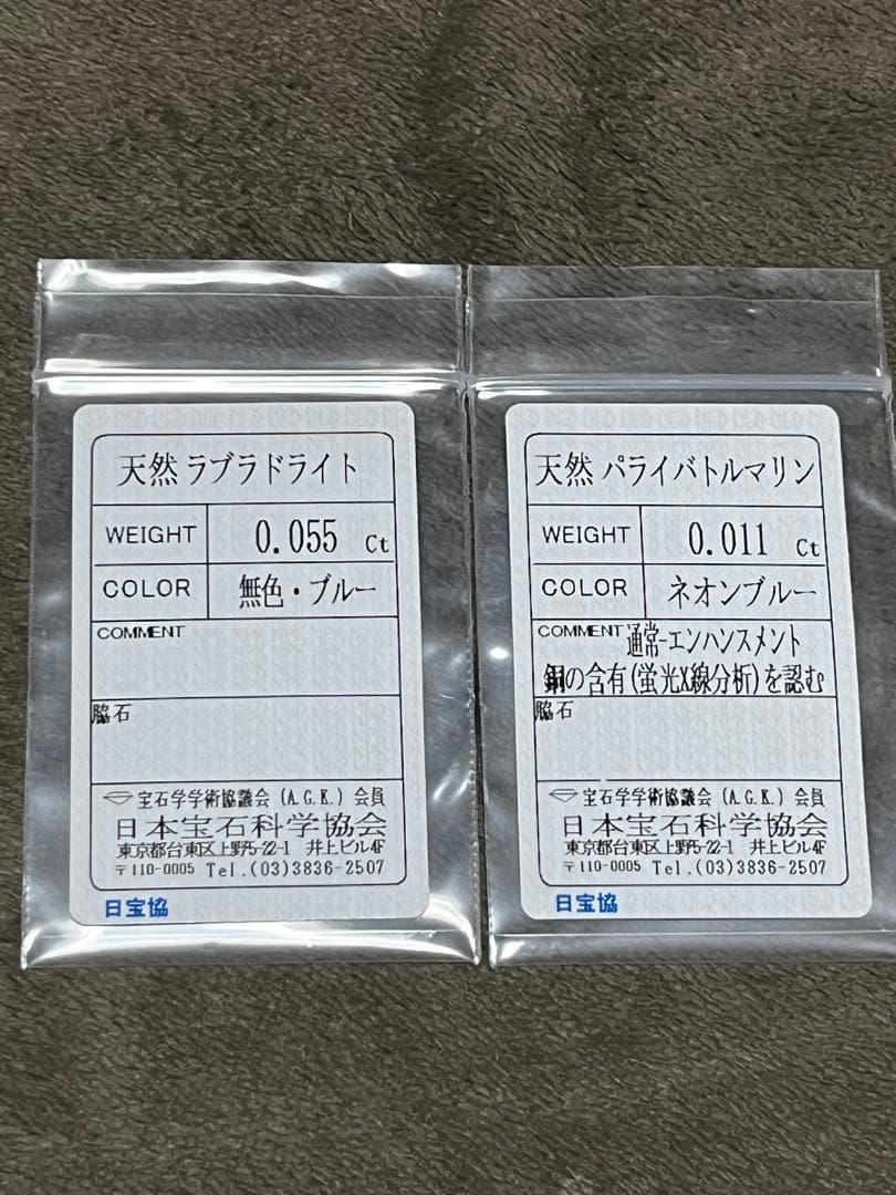 【新品】ラブラドライトとパライバトルマリンのリング　シルバー　８号ソーティング付