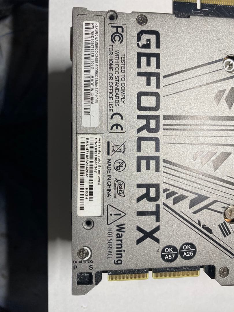fjfjrbhfc　パリット　GeForce RTX 3090 　ジャンク