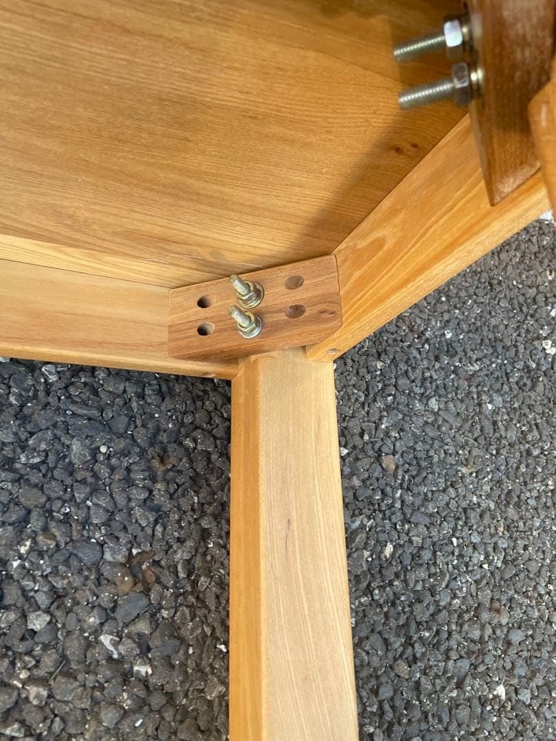 無垢オーク材ベンチ　椅子　ダイニング　テーブル