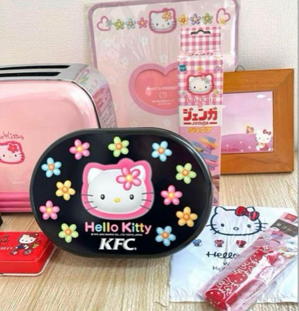 【希少】平成レトロ キティちゃん 野いちご かごケース カオハナ まとめセット