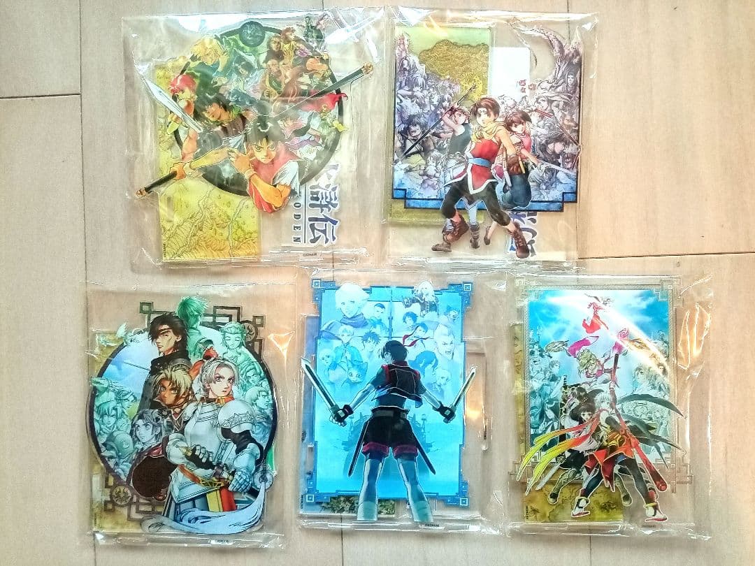 幻想水滸伝　幻水展　30周年　メインビジュアル　アクリルスタンド　全5種セット