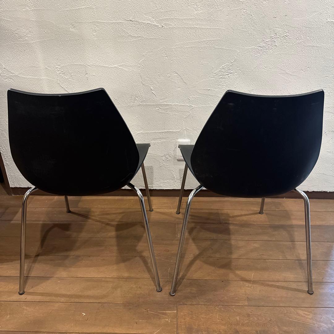 Kartell マウイチェア ブラック 2脚