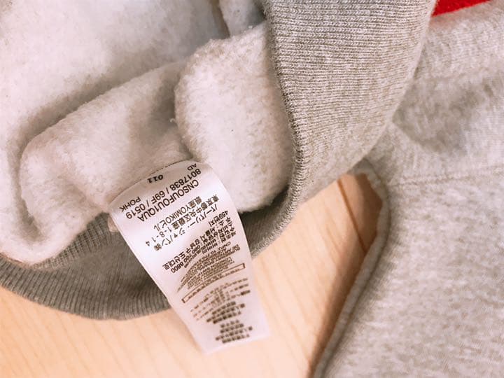 Burberry トレーナー　キッズ　6Y 110 裏起毛　ビックロゴ