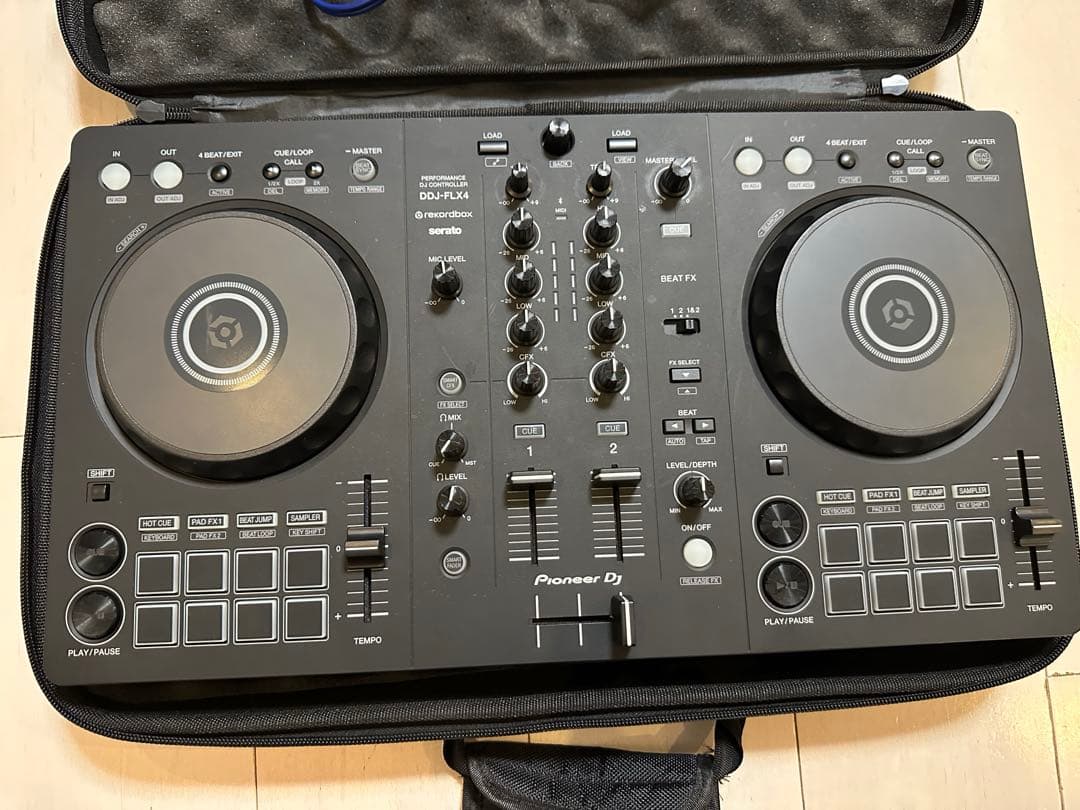 Pioneer DJ DDJ-FLX4 ブラック　ケース付き