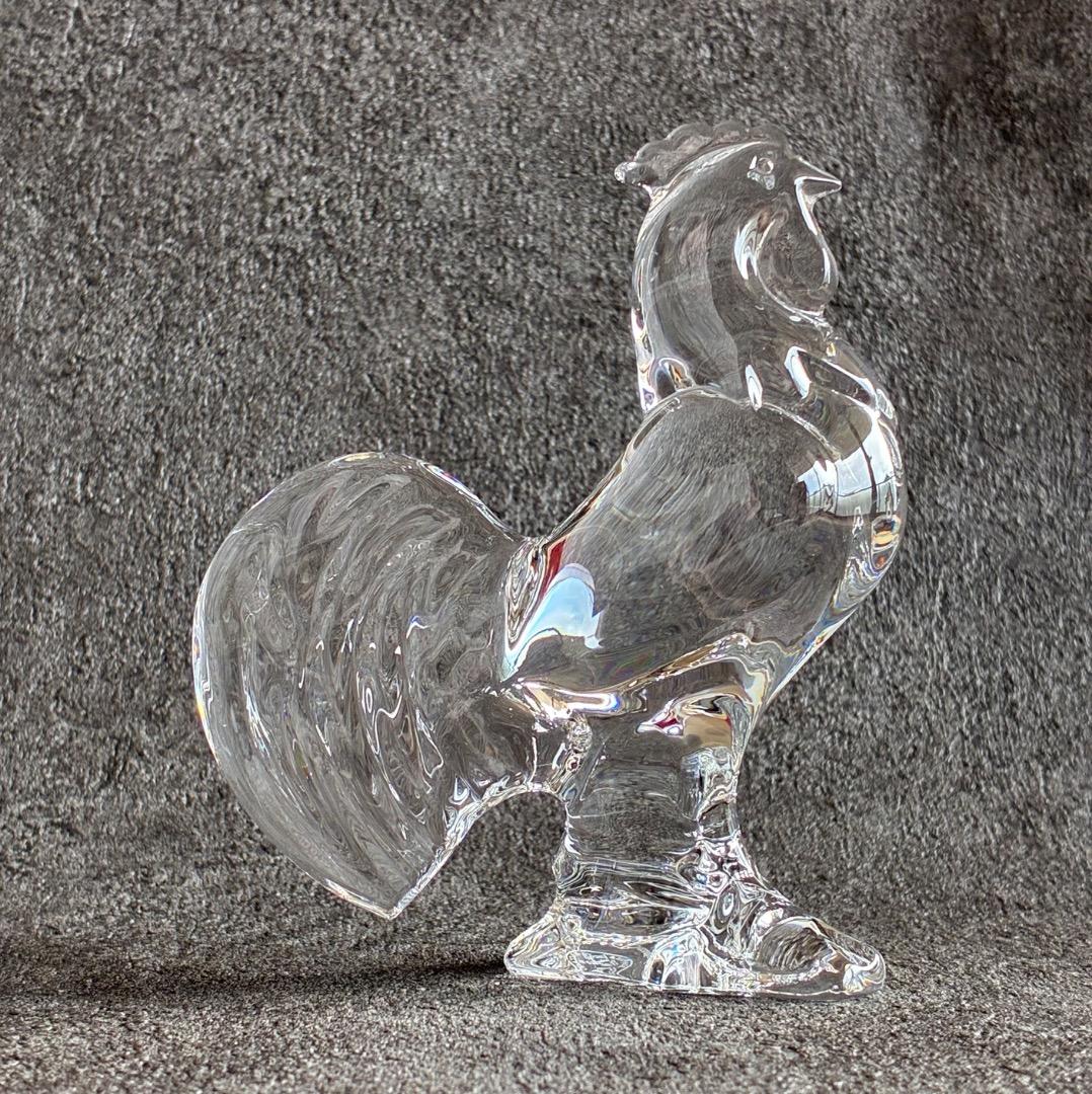 バカラ 干支 酉 クリスタルガラス 置き物 オブジェ 箱付き Baccarat