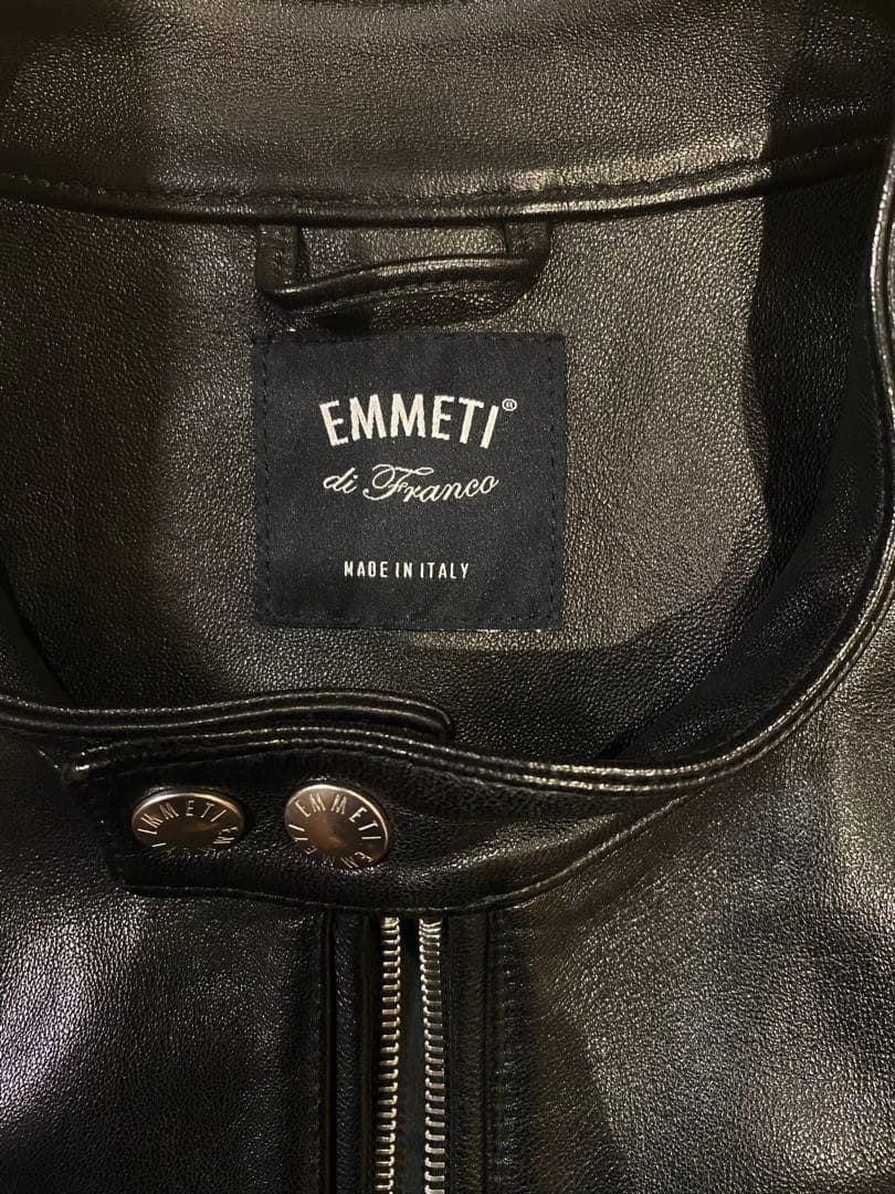 エンメティ シングルライダース H UOMO アッカ ウォモ NERO/ブラック