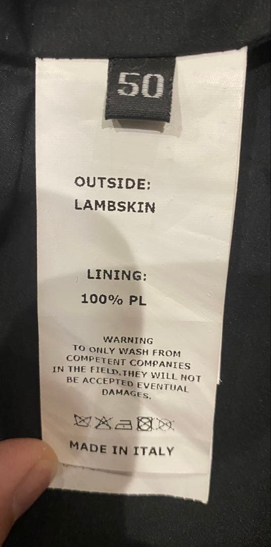 エンメティ シングルライダース H UOMO アッカ ウォモ NERO/ブラック