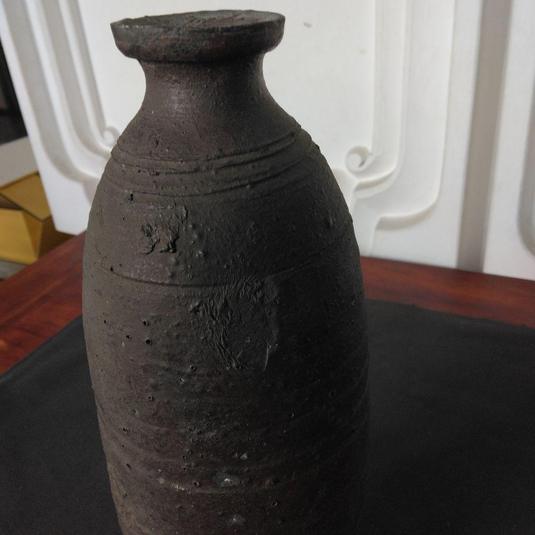 壺屋焼　焼き締め　鬼の腕　徳利