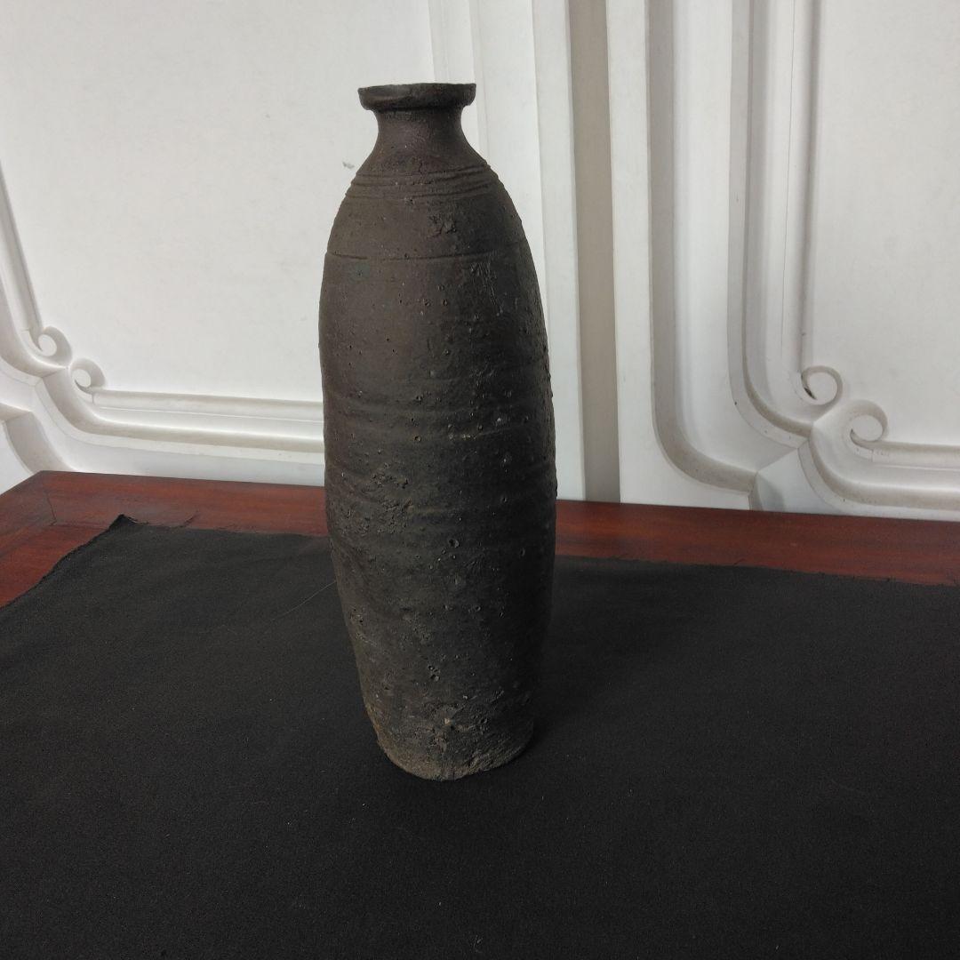 壺屋焼　焼き締め　鬼の腕　徳利