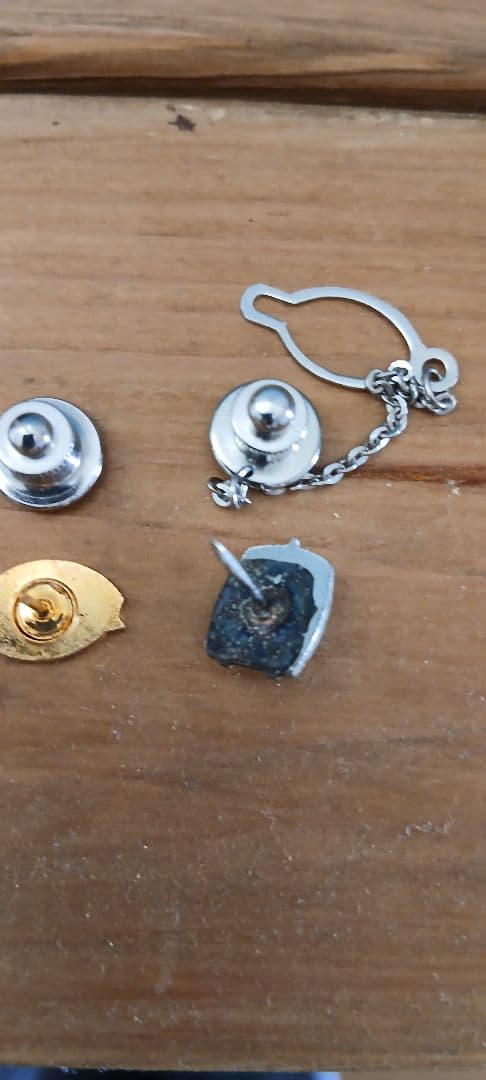 JRバッジ 純銀製 襟章 ピンバッジ　他