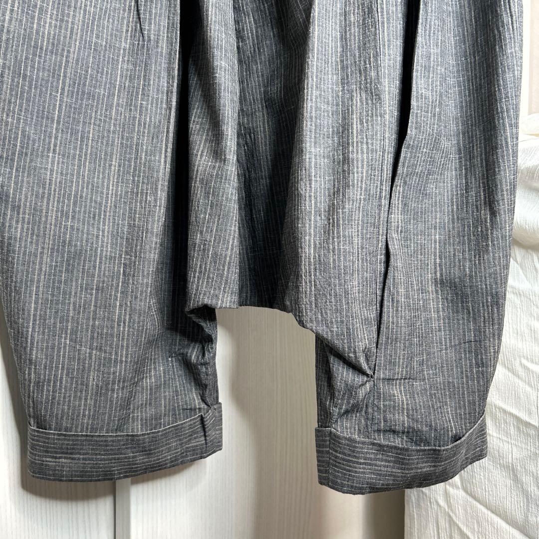 センソユニコ・萠【moyuru】　サルエルパンツ　綿91% ￼夏向き『M〜L』