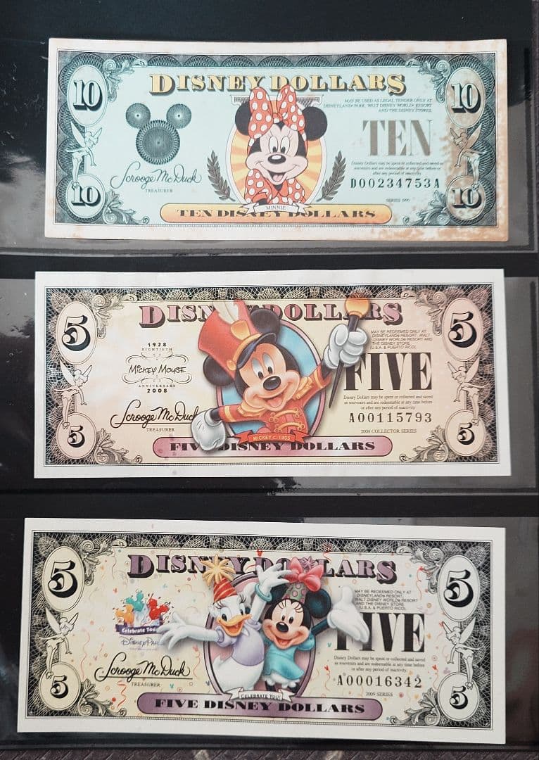 ディズニー　ダラーズ　６種