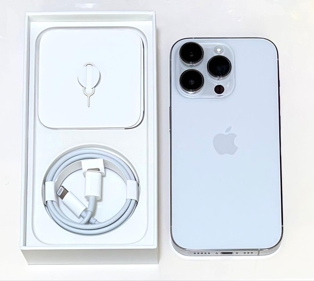 が*わ様 iPhone14Pro シルバー　128GB 本体　箱・付属品あり