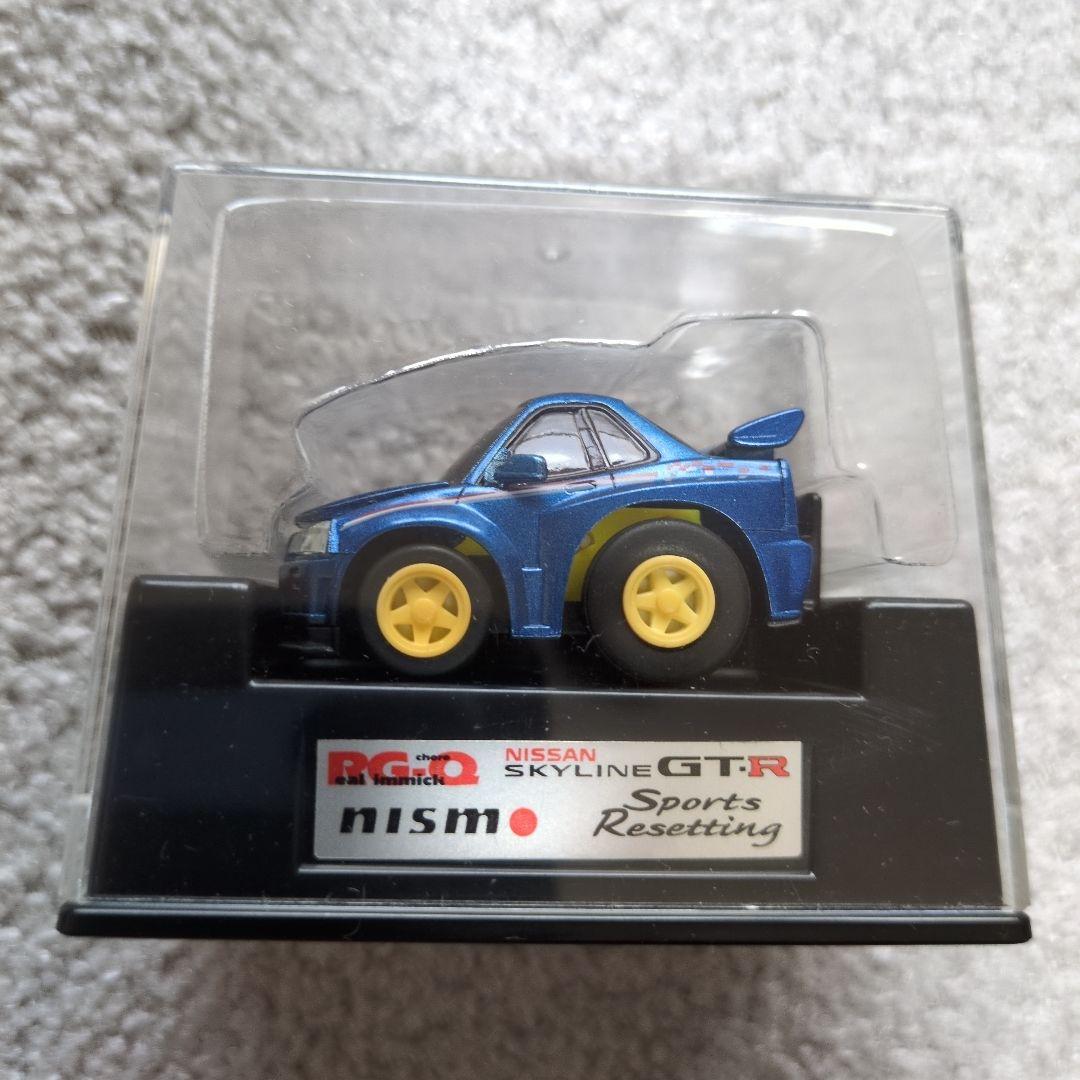 【 チョロＱ 】 スカイライン Ｒ３４ＧＴ−Ｒ５台セット 開封済