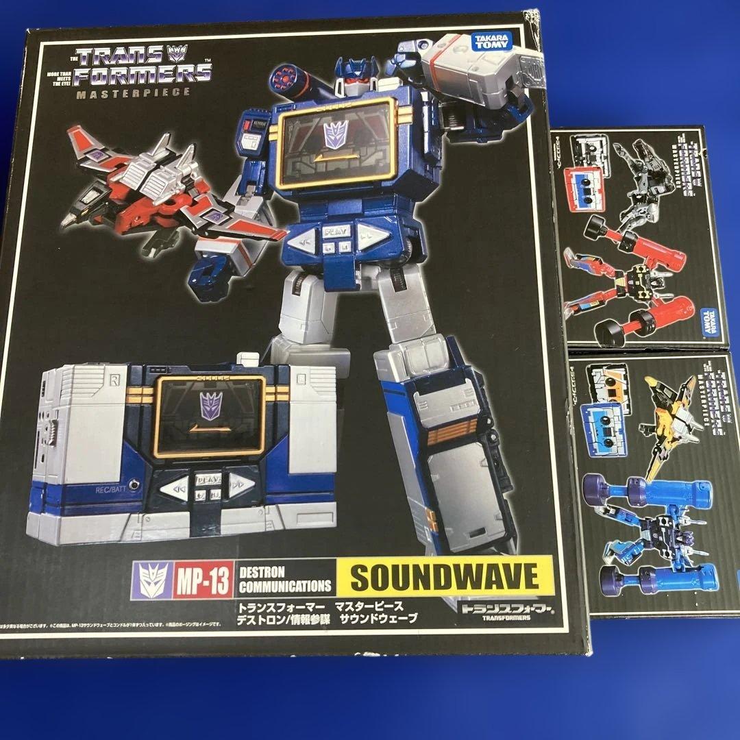 【3点セット】トランスフォーマー MP-13 サウンドウェーブ　MP15MP16