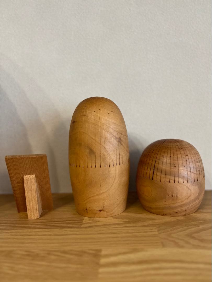 大谷良夫こけし乙女椿　Kokeshi By Ohtani Yoshio