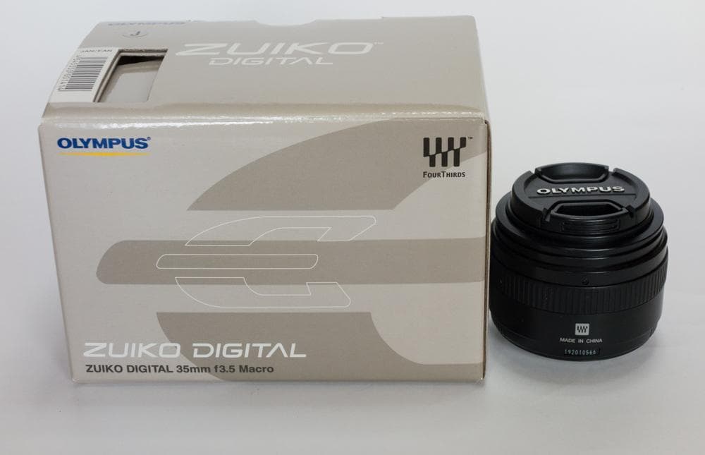 箱あり美品 ZUIKO DIGITAL 35mm f3.5 Macro