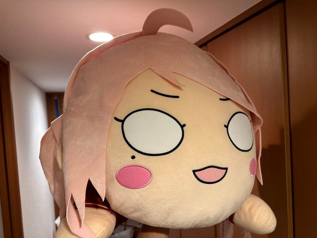 虹ヶ咲学園スクールアイドル同好会　寝そべり　テラジャンボぬいぐるみ“鐘嵐珠”