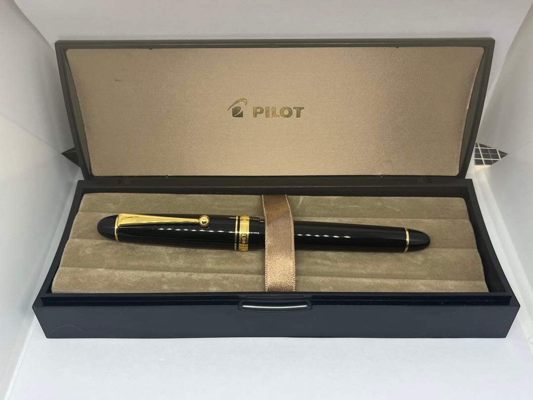 ウーゴ　パイロット　カスタム742 M 中字　コンバーター付き　14金