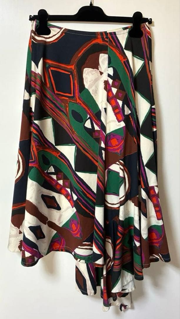 colville 幾何学模様 フレアスカート 40