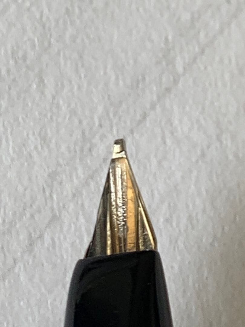 PLATINUMプラチナ スターリングシルバー 万年筆 18KWG ペン先 太字