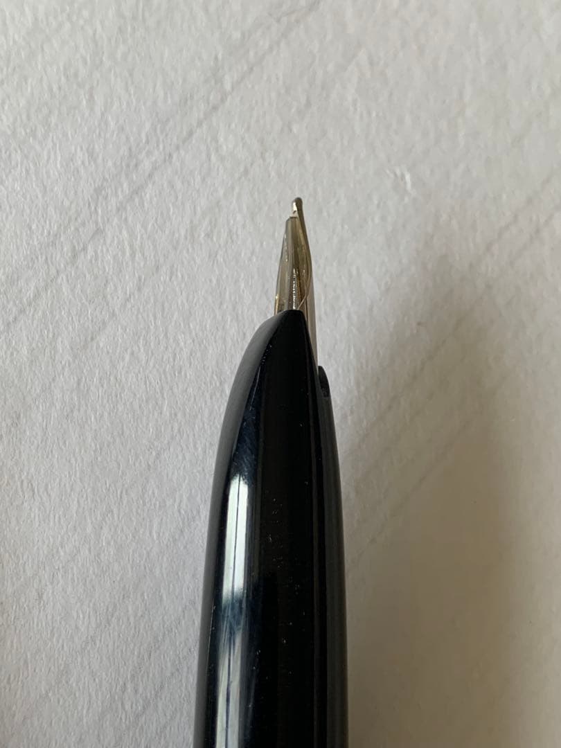 PLATINUMプラチナ スターリングシルバー 万年筆 18KWG ペン先 太字