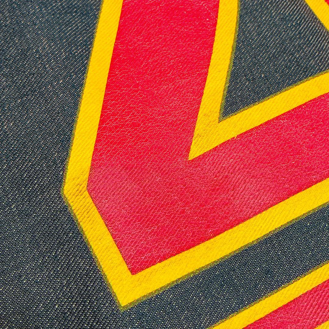 非売品 ヴィンテージ 90s Lee 大型 デニムバナー タペストリー 壁掛け