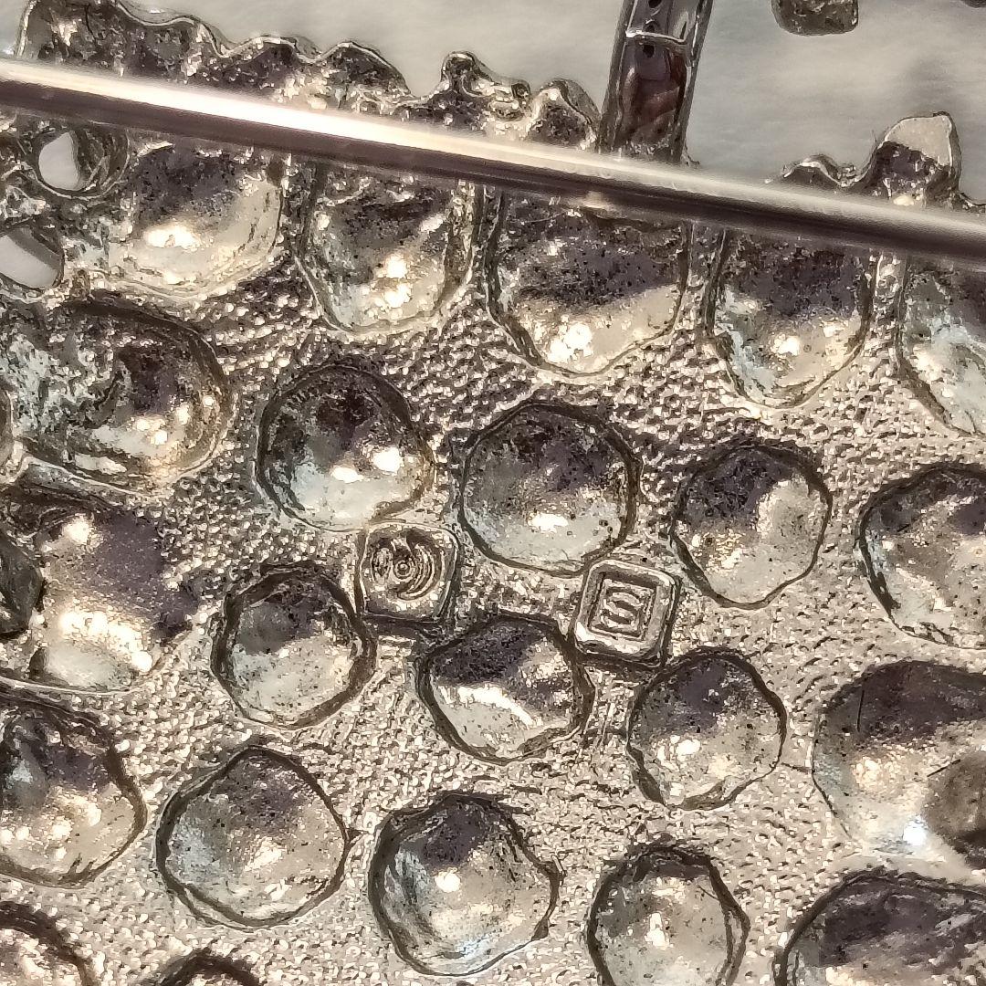 田崎真珠　TASAKI タサキ パール　ブローチ　コサージュ　スクエア