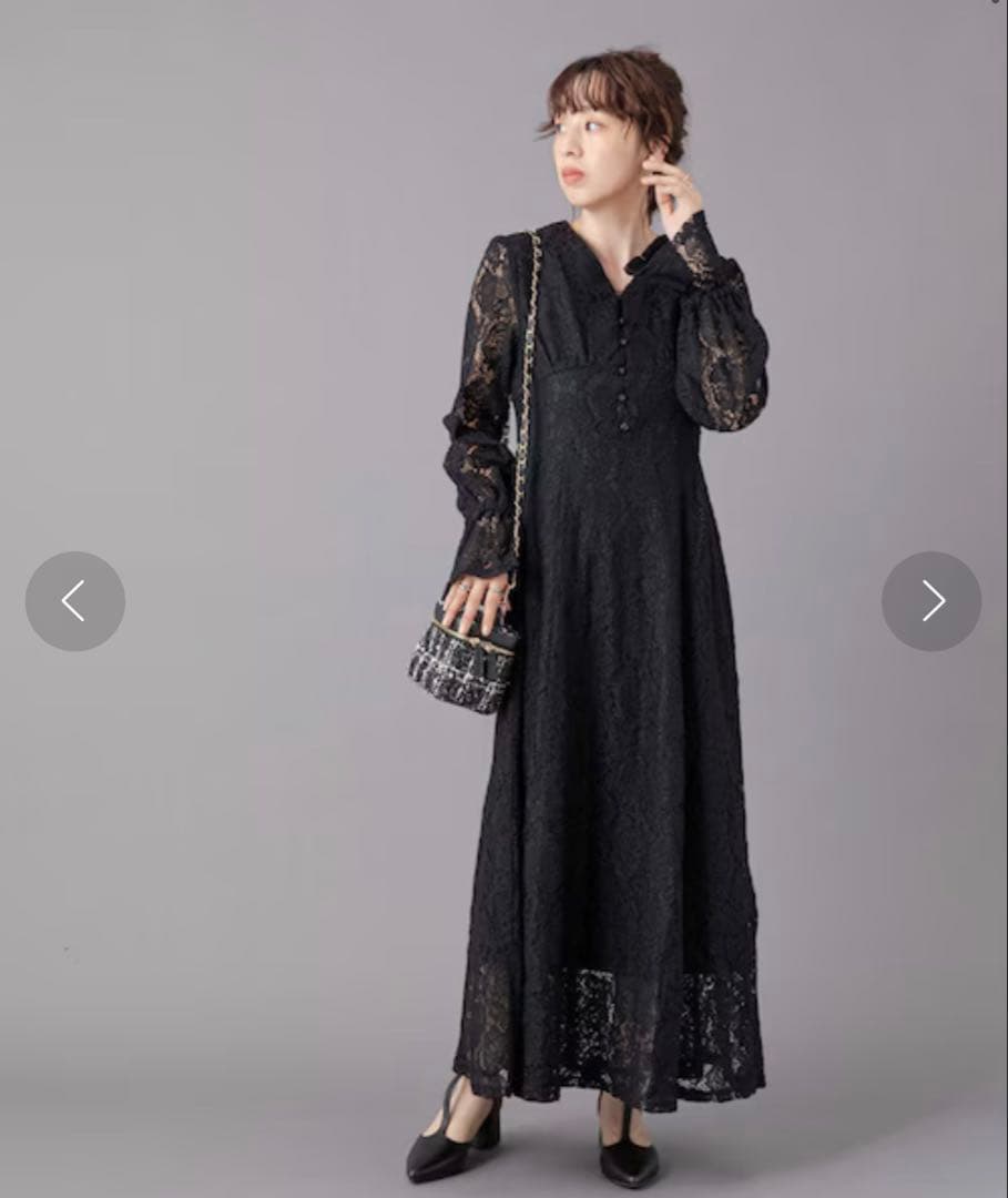 【オケージョン】キャンディスリーブオケージョンワンピース