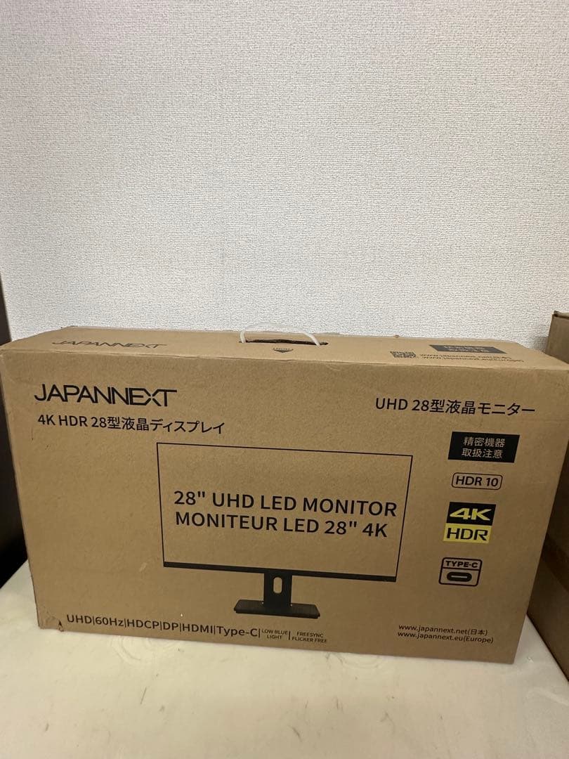 新品未使用！　JN-IPS282UHDR-C65W JAPANNEXT