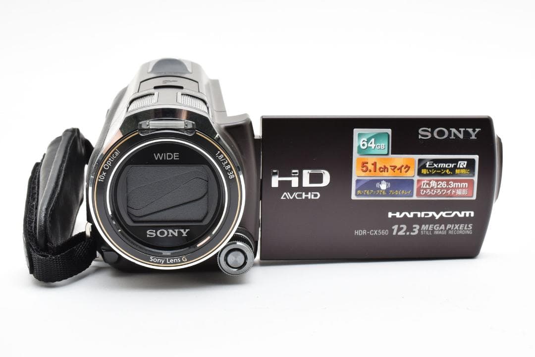 【美品】SONY Handycam HDR-CX560 ブラウン　動作確認済