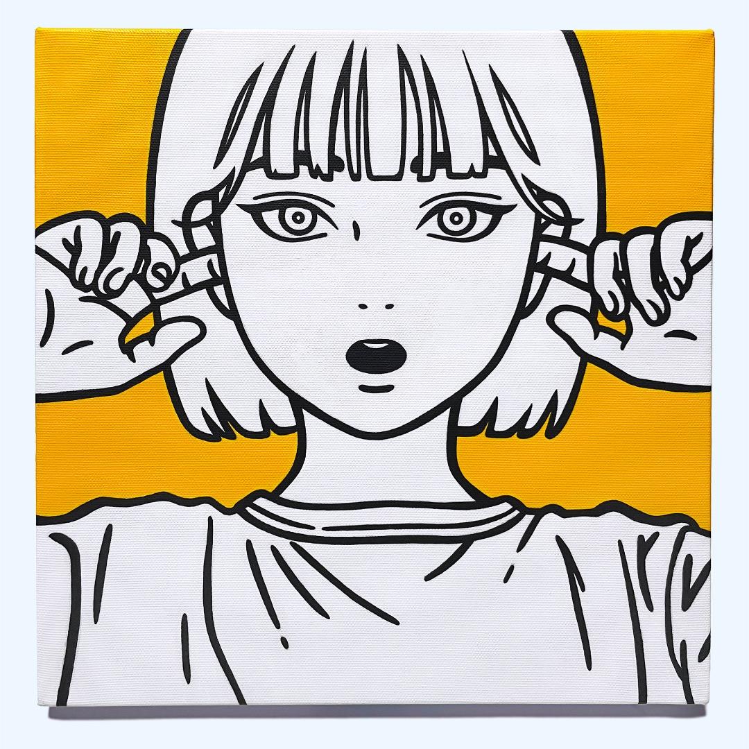 【原画】手描き/現代アート/キャンバス/一点物/絵画/インテリア/アート