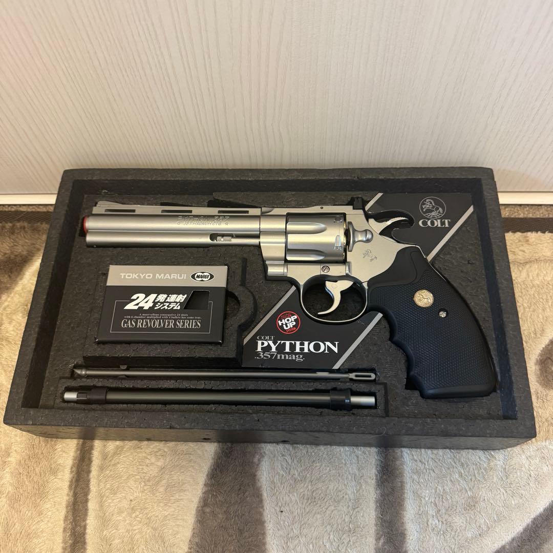東京マルイ COLT PYTHON .357mag ガスリボルバー 6インチ