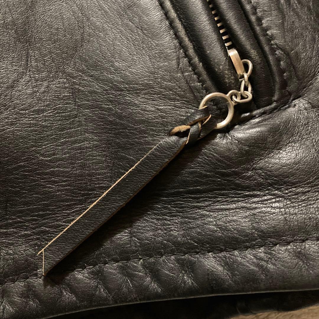 Schott 米国製641 ライナー付 ライダースジャケット ブラック 40