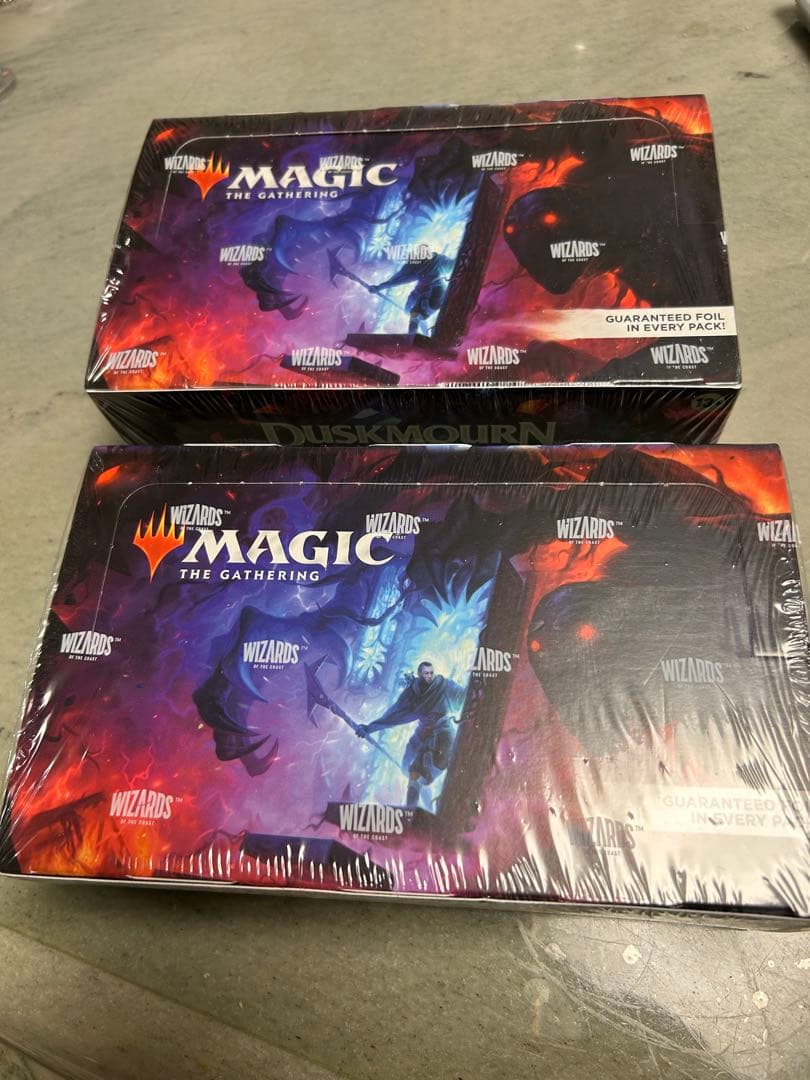 【新品シュリ付】 ダスクモーン 戦慄の館 プレイブースター 英語 2box