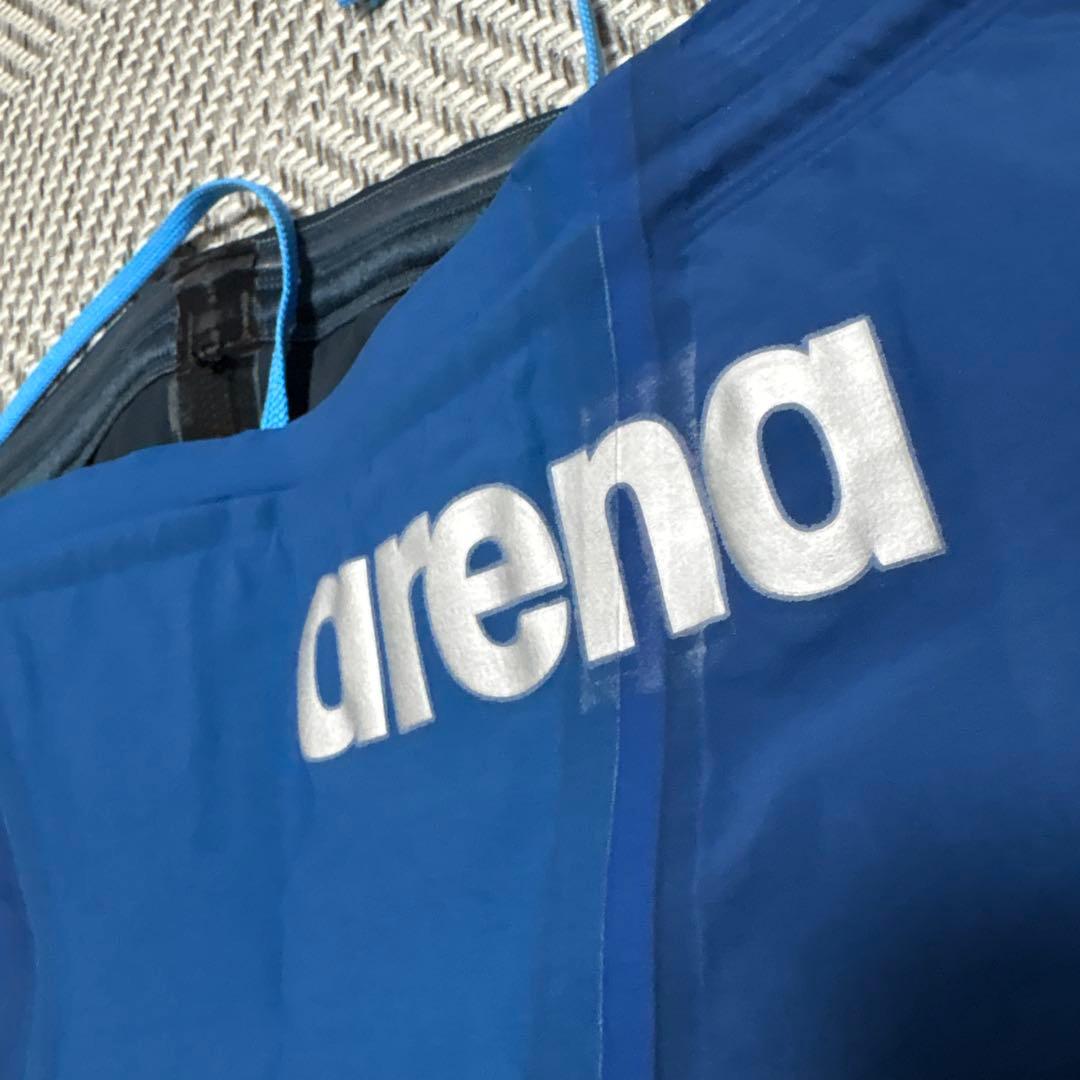 arena スイムショーツ ブルー ハーフレングス