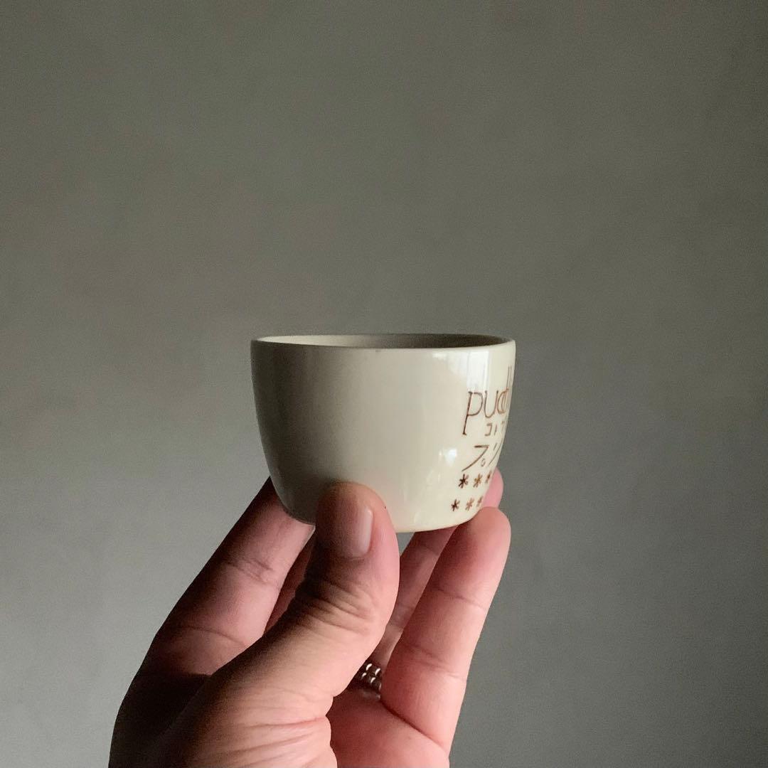 プリンカップ 筒盃 ぐい呑み 酒器 ちょこ コトブキプリン 古道具 アンティーク