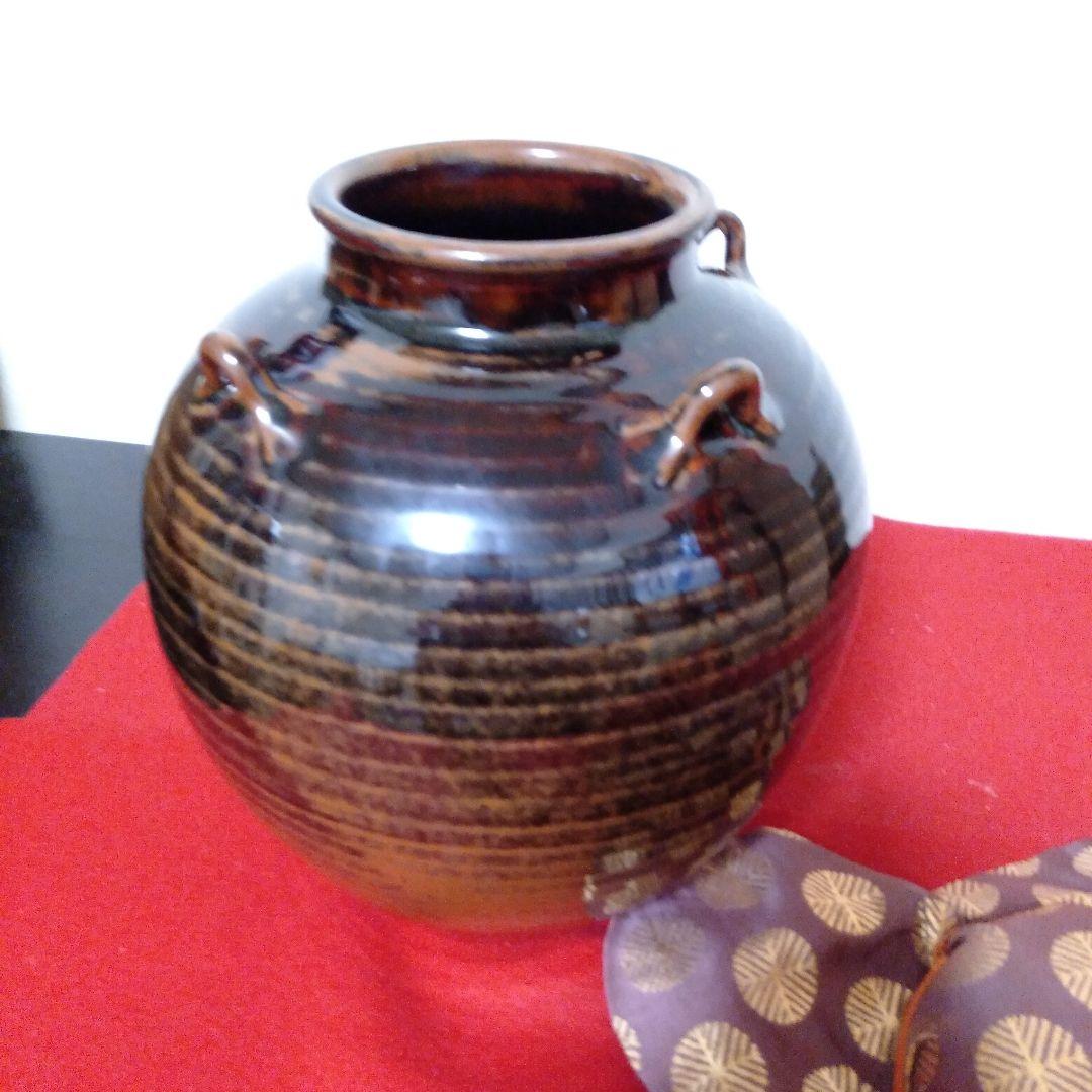 藤山造　古瀬戸飾壺、茶壺