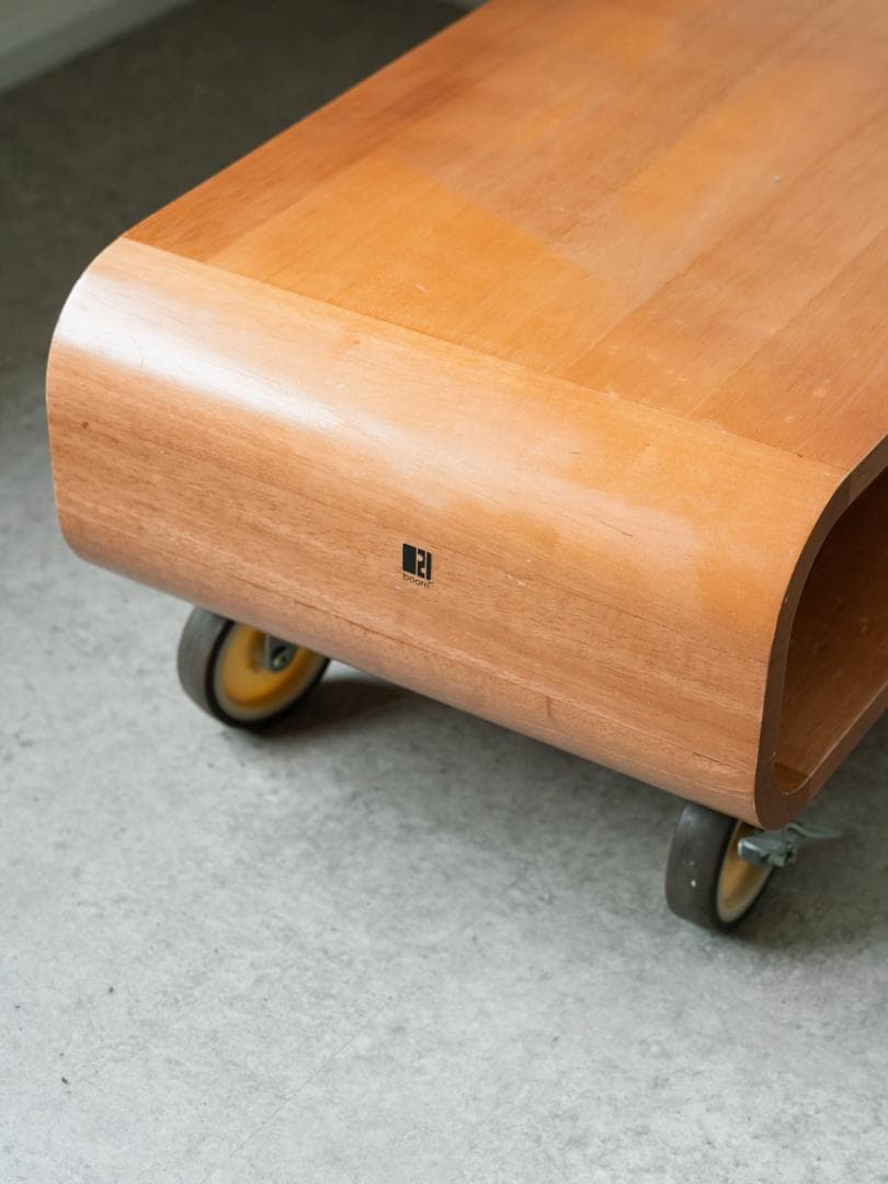 \"boom\" shelf 廃盤 ローボード 曲木 テーブル 北欧 モダン