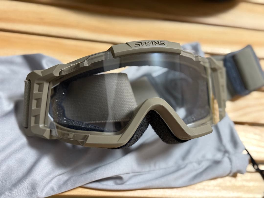 SWANS ゴーグル TAN 純正ケースつき
